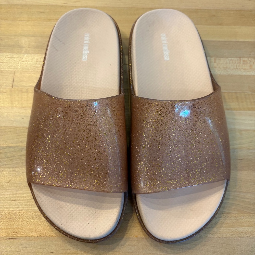 Mini Melissa slides sandals girls size 2